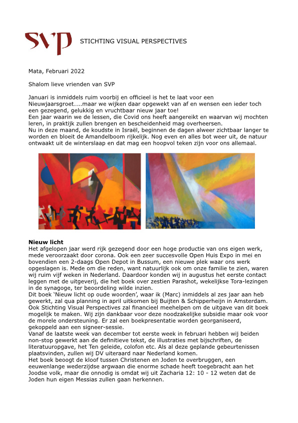 Nieuwsbrief SVP - februari 2022